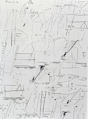 Gesprächsnotiz Bleistift