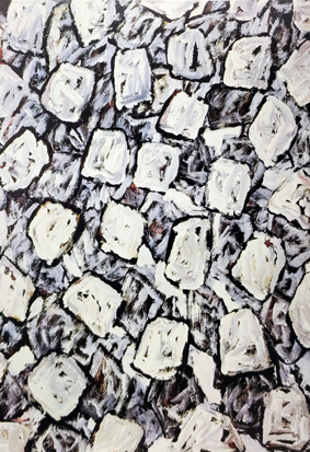 ohne Titel, Acryl auf Papier