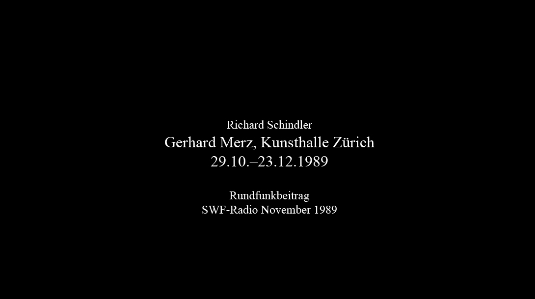 SWR Rundfunk Gerhard Merz